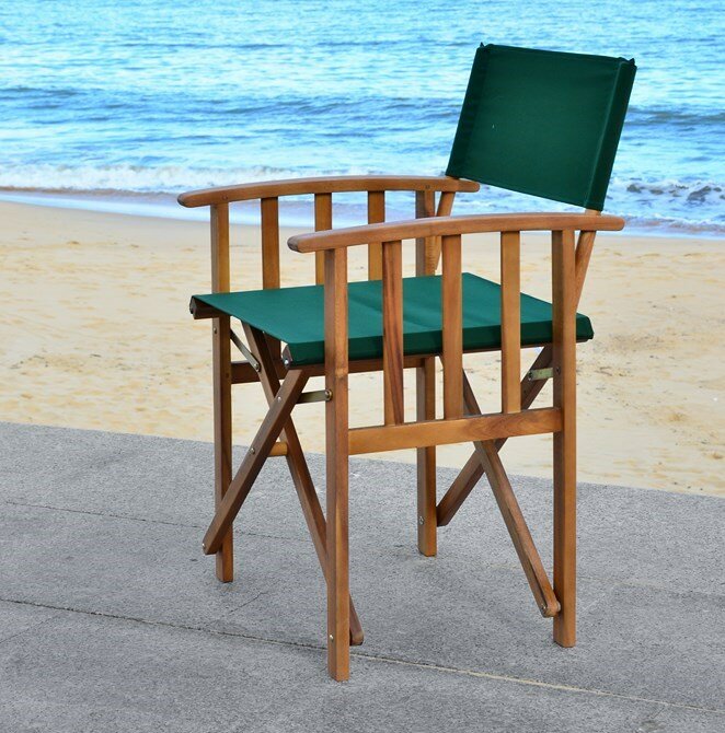 Beachcrest Home Ines Folding Patio Dining Armchair & Reviews | Wayfair